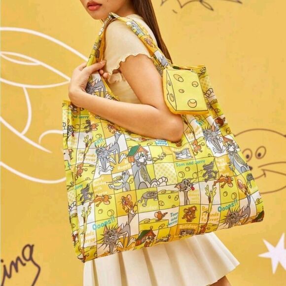 Tom & Jerry Reusable Tote Bag - Picture 1 of 7